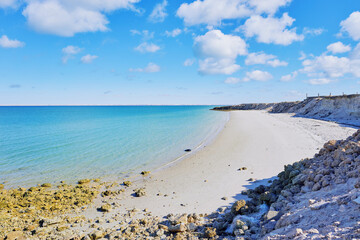 Dakhla city in Morocco beach and sea