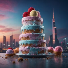  Ice Crem Tower
