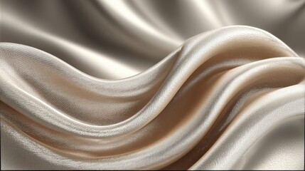 Naklejka premium Smooth and Shimmering Satin Fabric with Soft Flowing Waves