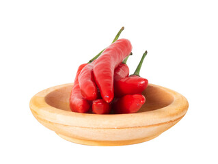 bowl of red hot chili peppers