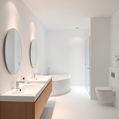 Fototapeta premium modern bathroom interior