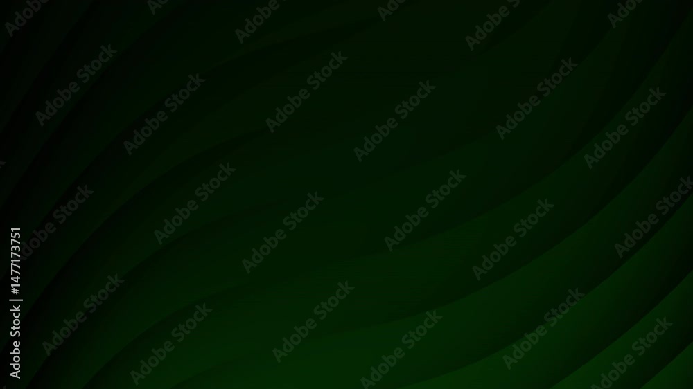Poster a smooth, dark green abstract background with soft curved lines creating a sense of depth and textur