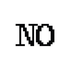 NO monogram logo design letter text name symbol monochrome logotype alphabet character simple logo