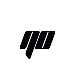 NO monogram logo design letter text name symbol monochrome logotype alphabet character simple logo