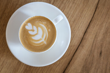 Barista coffee service concept.