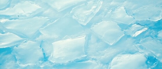 Obraz premium Abstract Ice Surface Close-Up View of Frozen Water in Shades of Blue and White for Winter or Cold Themes