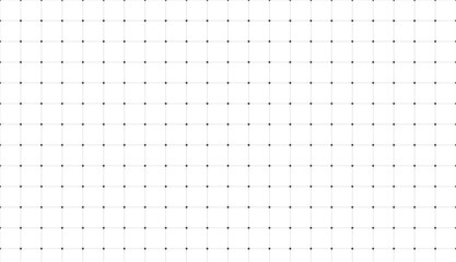 Digital grid background. seamless grid pattern with black dots and lines, style geometric vector on illustration design.