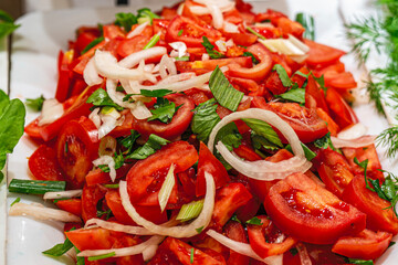 The delicious salat bar at the open buffet