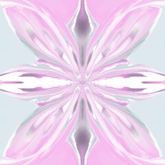 Flower abstract art 