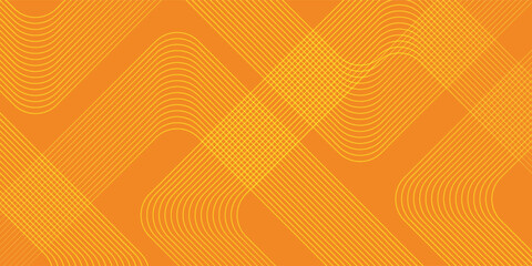 Orange abstract background. Minimal pattern. Vibrant gradient geometric lines. Modern design. Suit for banner, cover, business, flyer, poster, website, brochure, corporate