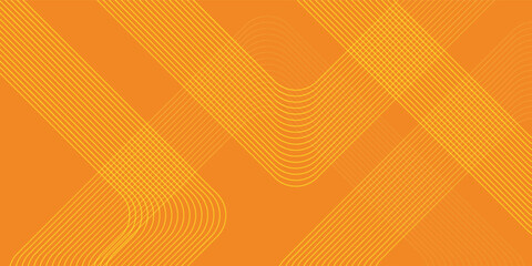 Orange abstract background. Minimal pattern. Vibrant gradient geometric lines. Modern design. Suit for banner, cover, business, flyer, poster, website, brochure, corporate