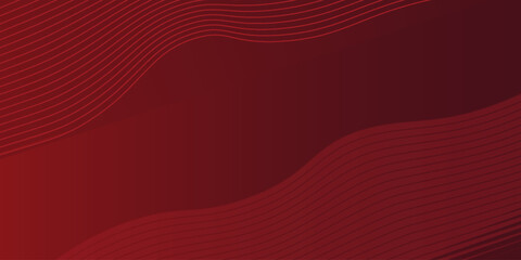 Red maroon background with 3D modern wave curve abstract presentation background. Luxury paper cut background. 3d vector illustration for decoration, banner, flyer, business card design, and much