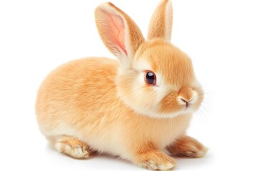 Obraz premium Adorable Fluffy Bunny Rabbit Kit, Cute Pet Animal