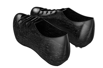 CONCEPT INNOVATION OF FULL Forged Carbon Composite SHOES SPORT, Modern Black Football Boot for Optimal Grip Lacing and Cleat Pattern, TRAIL RUNNING TRAINER SHOES SNEAKER on a PNG Transparent