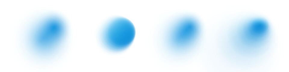 Gradient abstract shapes with soft blur and fluid texture. Blue on white hues. Y2K style with dynamic neon elements. Geometric waves, organic blobs and watercolor brush strokes. Modern banner design