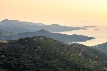 Amorgos Island in the Aegean Sea. Cyclades, Greece