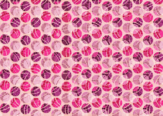 Geometric circular design, abstract circle mosaic pattern, radial motif background