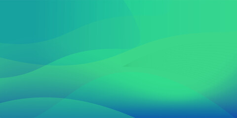 Abstract Green Fluid Banner Template. Modern background design. gradient color. Dynamic Waves. Liquid shapes composition. Fit for banners