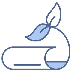Eco Material Blue Icon