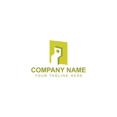 logo design for company or office with creative illustration