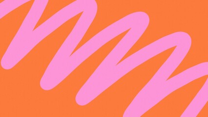 Abstract background with pink and orange scribble pattern