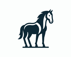 Horse full body logo design for branding use