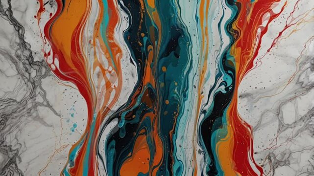 Modern abstract marble texture with soft pastel color palette.