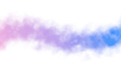 Transparent color smoke explosion effects background graphics. Colorful clouds cutout, fog and steam effect cutout.