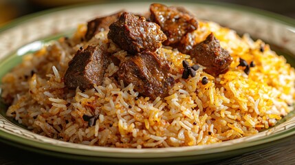 Delicious Mutton Biryani, Culinary Delight