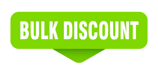 bulk discount sticker. bulk discount sign on transparent background
