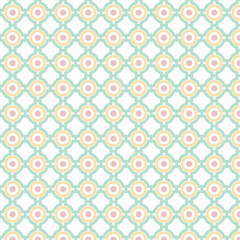 Aesthetic Contemporary printable seamless pattern with abstract Minimal elegant shapes and line in pastel colors. Pastel boho background in minimalist mid century style vector