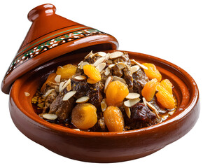 Moroccan Tagine with Apricots and Almonds