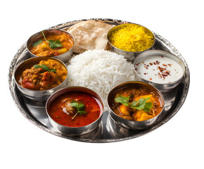 Elegant Indian Thali Presentation
