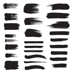 Watercolor brush collection