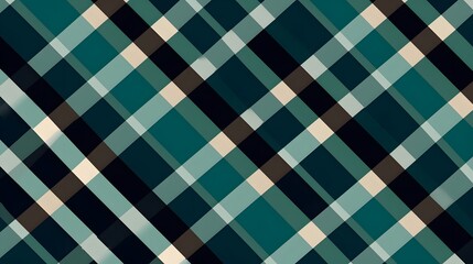 Dark Tartan Plaid Diagonal Seamless Pattern for Professional Projects