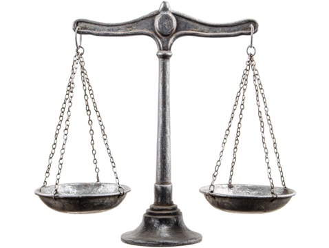 a metal scale with two scales