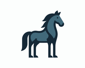 Horse full body logo for company branding projects
