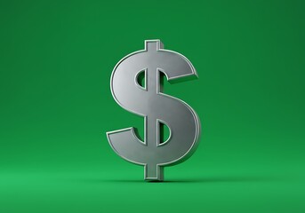 Obraz premium Money symbol on a solid background