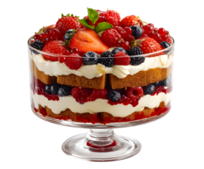 Festive Berry Trifle Dessert