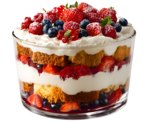 Delicious Berry Trifle Dessert