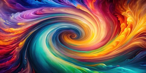 Swirling Vortex of Colors , fluid textures, mood booster ,  fluid textures