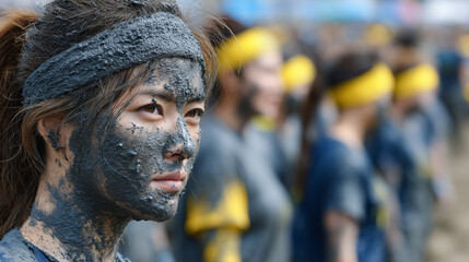 Boryeong Mud Festival Warrior Line-Up – Korean Cultural Mud Experience