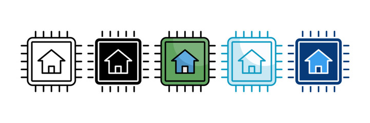 Ai Property Analysis  Icon Set Multiple Style Collection