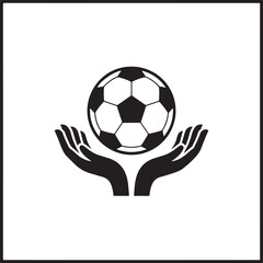 Obraz premium soccer, ball, football, sport, game, goal, play, team, illustration, vector, competition, object, black, sphere, soccerball, icon, leisure, soccer ball, equipment, fun, leather, symbol, 3d, round, spo