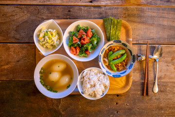 日本の夕飯_玉ねぎのスープ