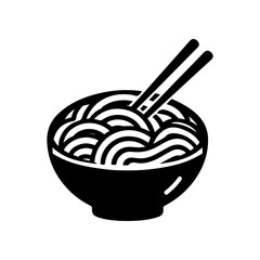 noodle vector illustration logo design