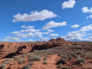 red rock canyon desert landscape 