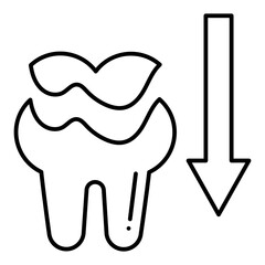 Filling line icon 