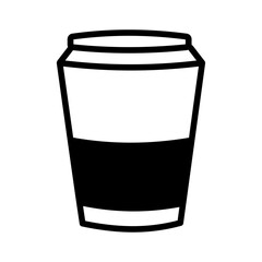 illustration of cup of coffee in vector doodle line art style. High resolution and editable icon set perfect for symbol, logo, design element or poster for coffee shop or cafe