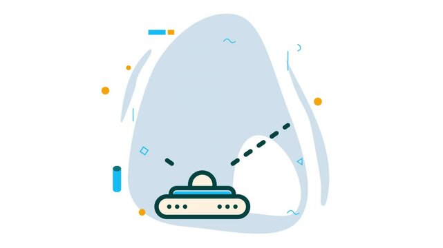 Interviewing an AI Hologram Bot animation, virtual 3D representation holography animated video, Artificial intelligence Clip, Natural Language Processing footage, Deep Machine Learning motion graphics
